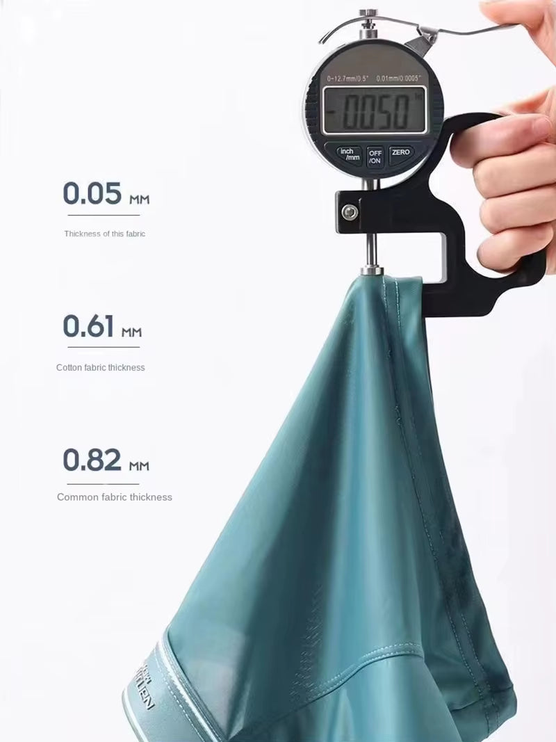 4Pcs Boxer Shorts Men'S Ice Silk Underwear Male Underpants Breathable Sexy Thin Panties U Convex Lingerie Wholesale Lots L-6XL